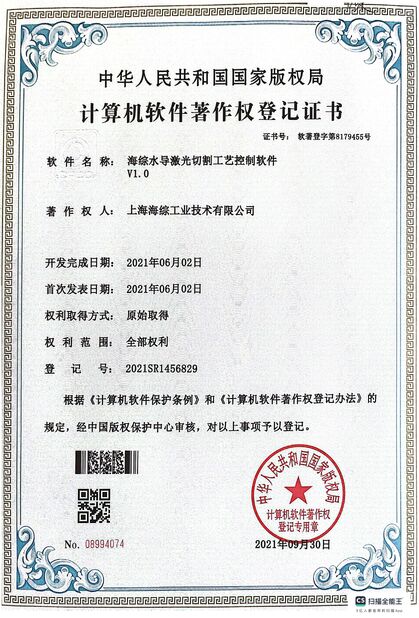 چین Hyzont(Shanghai) Industrial Technologies Co.,Ltd. گواهینامه ها